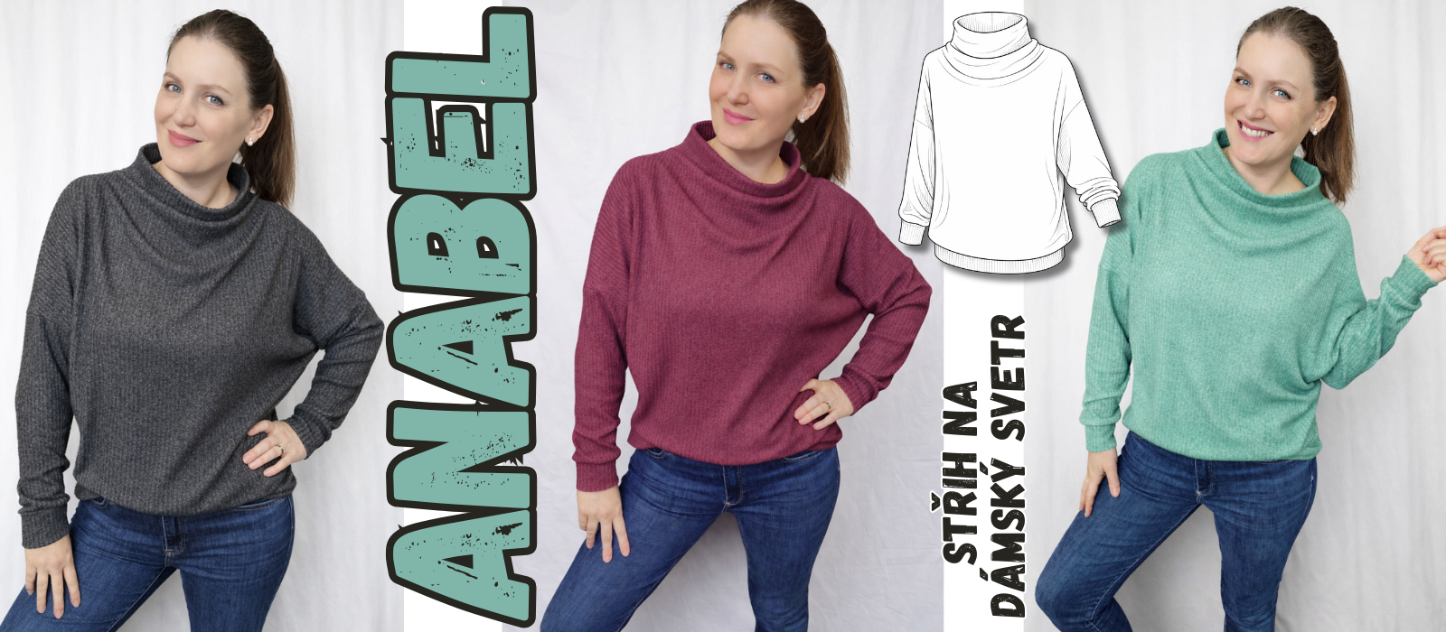 Kopie návrhu střih na dámský svetr (1600 x 700 px)